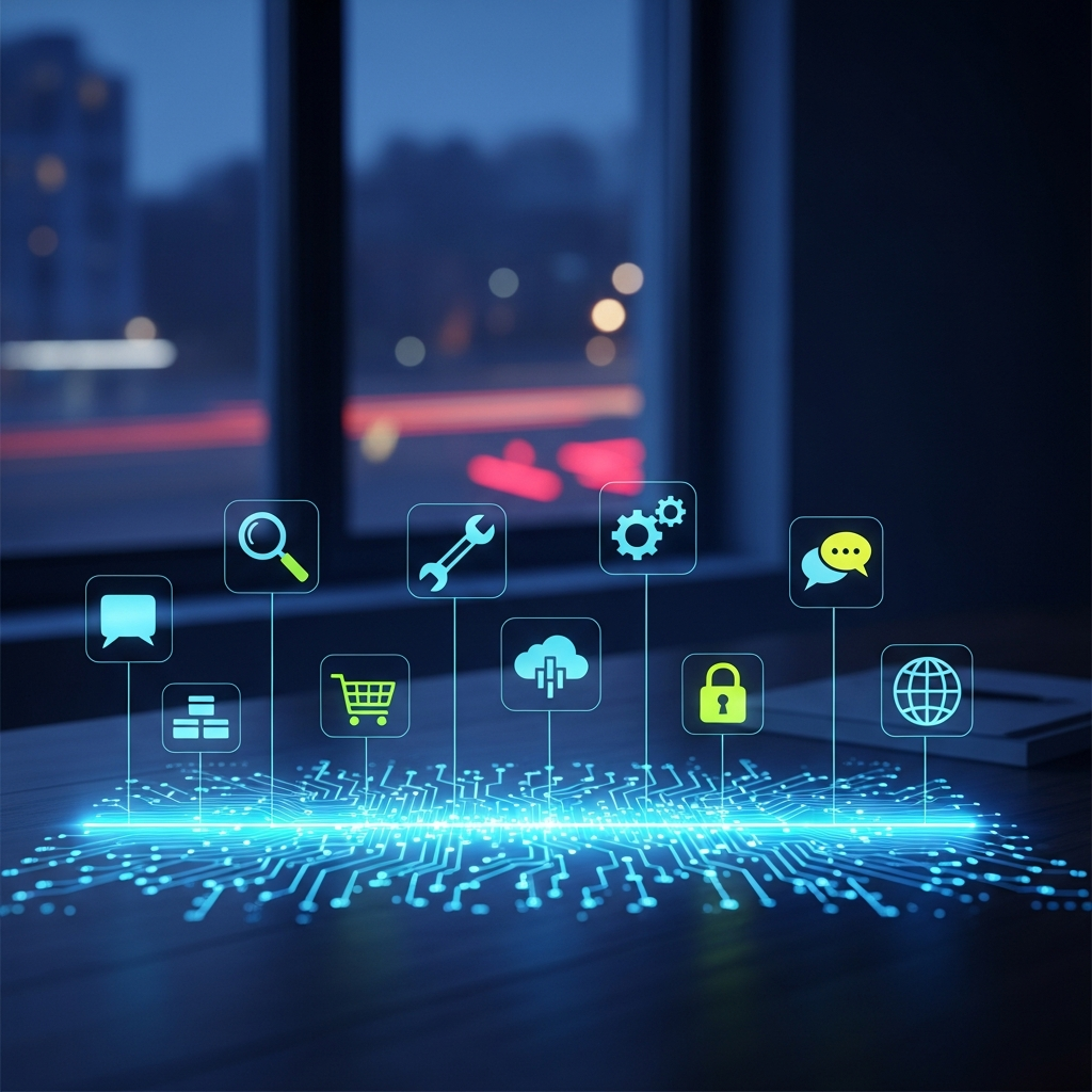 Hero image showing various tools